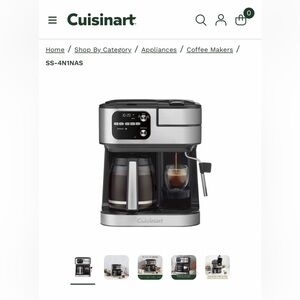 Cuisinart Coffee Center Baristabar 4-in-1 Coffeemaker